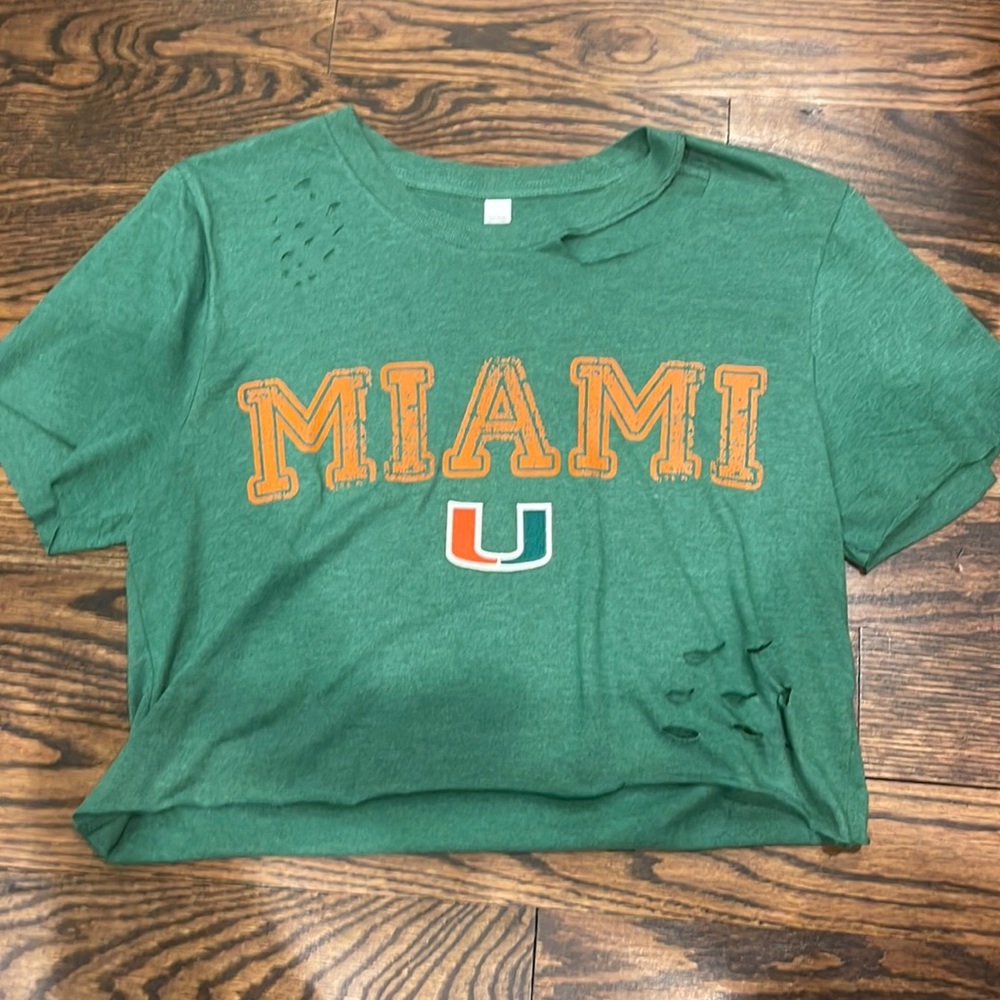 University of Miami Short sleeve shirt
